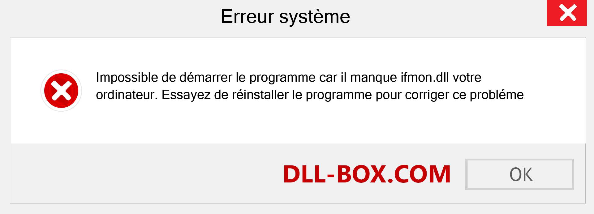 Le fichier ifmon.dll est manquant ?. Télécharger pour Windows 7, 8, 10 - Correction de l'erreur manquante ifmon dll sur Windows, photos, images